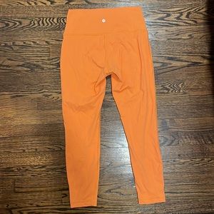 Lululemon Orange Leggings!